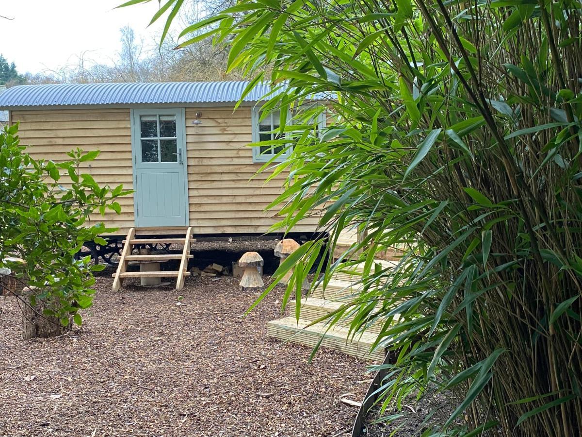 Chez Maurice Luxury Shepherds Hut With Bath And Hot Tub Kelling 외부 사진
